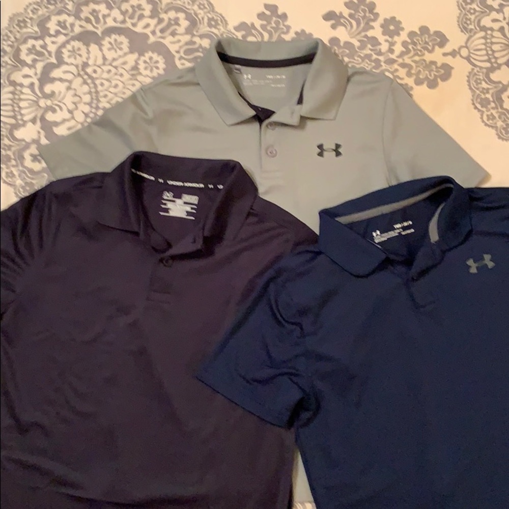 Boys Under Armour Polo Shirts